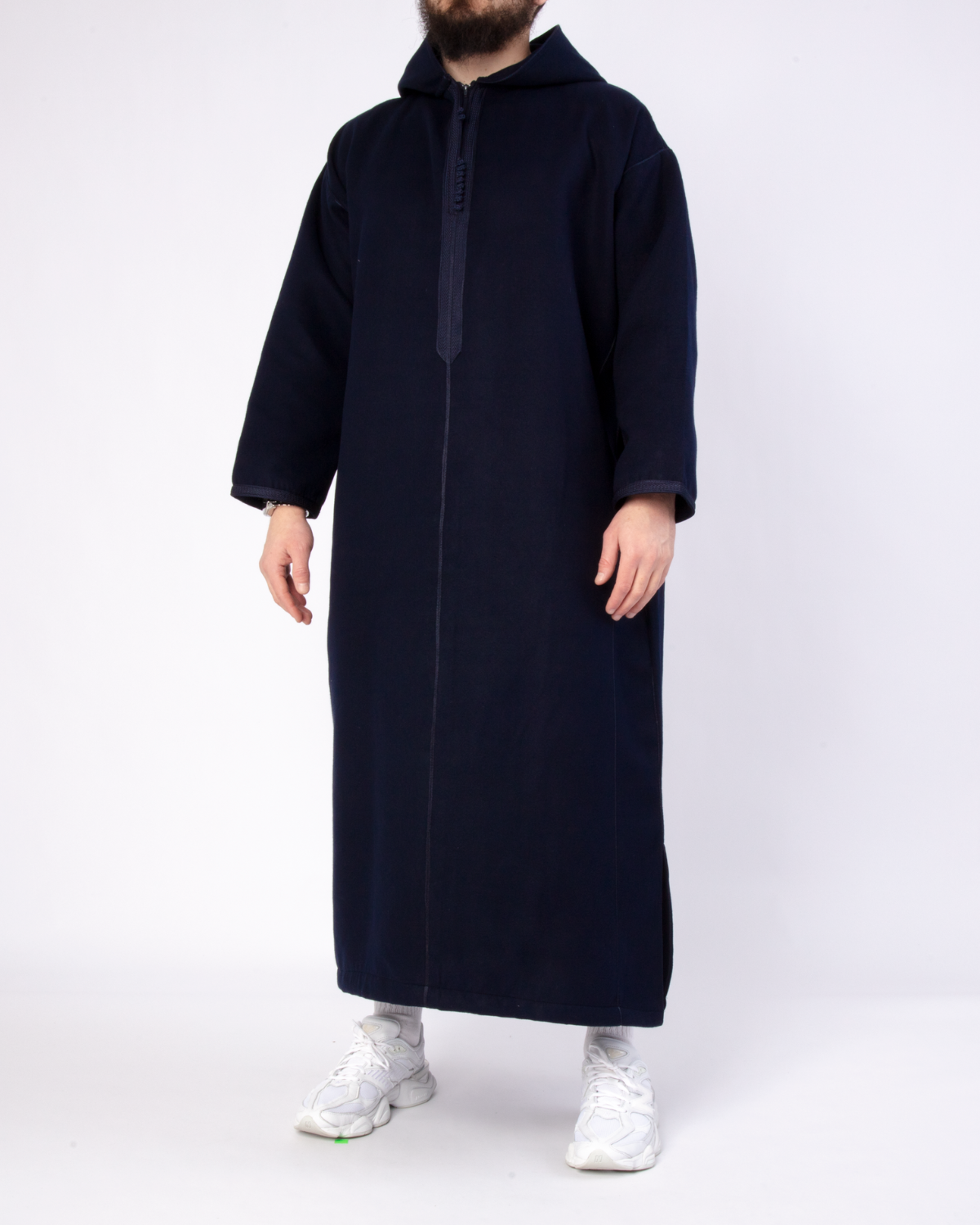 Navy Blue – Marokkaanse Djellaba Mannen Navy Blue – Marokkaanse Djellaba Mannen