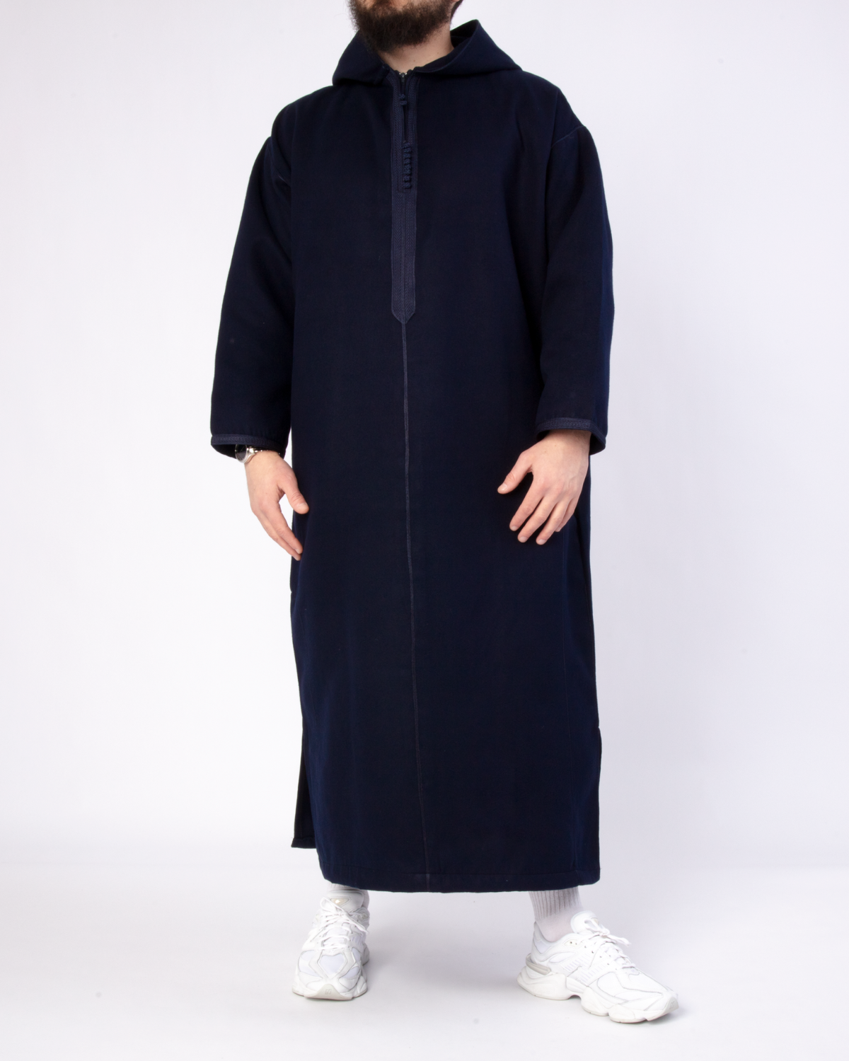 Navy Blue – Marokkaanse Djellaba Mannen Navy Blue – Marokkaanse Djellaba Mannen