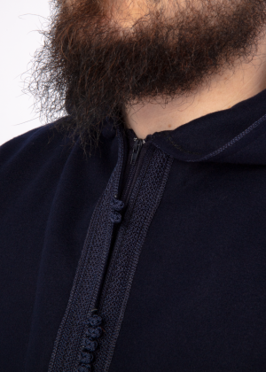 Navy Blue – Marokkaanse Djellaba Mannen